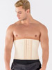 Short Latex Waist Trainer Beige Men