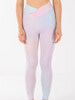 Polymer Leggings With Tie-Dye Pattern